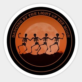 Dancing by the Light of the Moon Sticker
